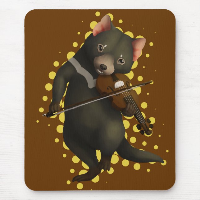 O diabo foi para baixo a Geórgia Mousepad (Frente)