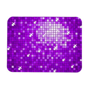 O disco telha o ímã superior roxo