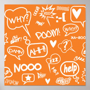 o discurso alaranjado borbulha o poster 02