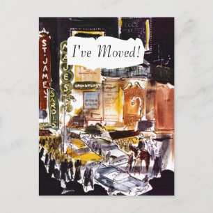 O distrito NYC do teatro do cartão eu movi o PC