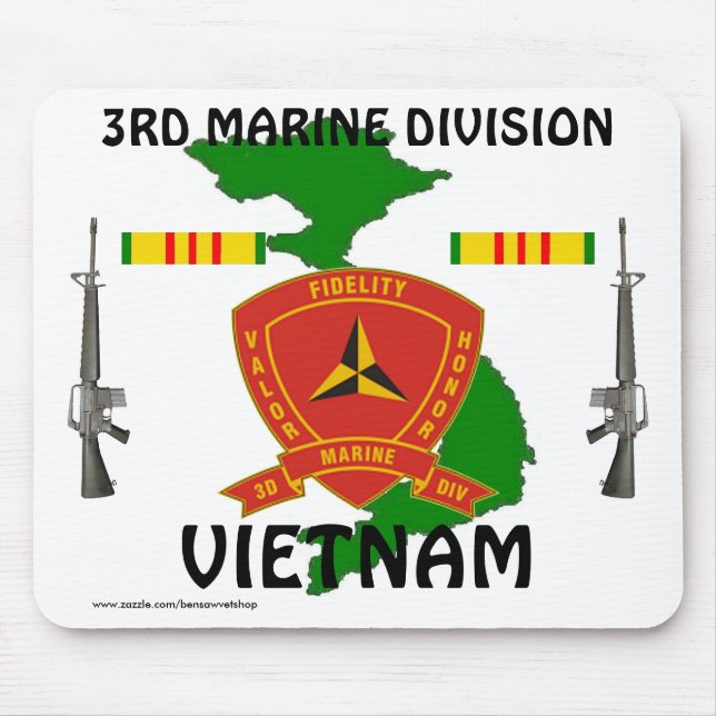 ó Div marinho Vietnam Mousepad 1/wr (Frente)