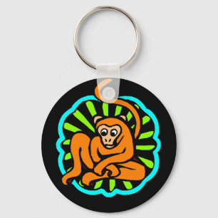 O ~ do chaveiro fecha o macaco chinês do ano do