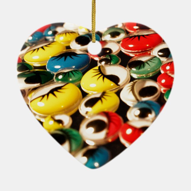 O dobro Googly dos olhos tomou partido enfeites de (Verso)