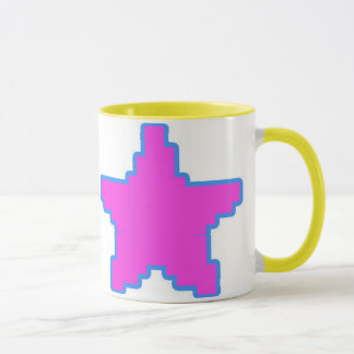 O dobro tomou partido caneca da estrela do pixel
