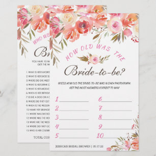 O doce cora jogo frente e verso floral do chá de