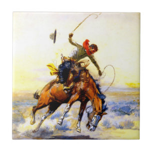 “O Domador” Arte Ocidental por Charles M Russell