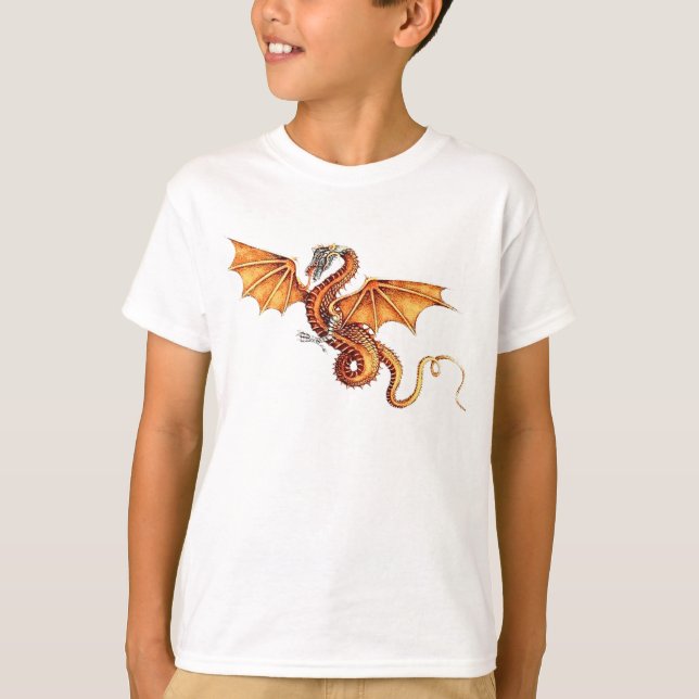 O DRAGÃO CAÇOA A CAMISETA (Frente)
