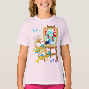 O dragão Dourado pinta sua camisa do modelo do