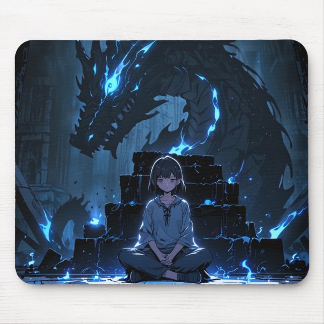 O Dragão e o Mousepad da Menina Escolhida (Frente)