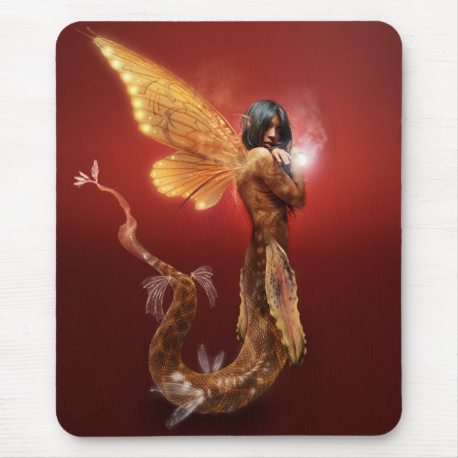 O dragão feericamente Mousepad (Frente)