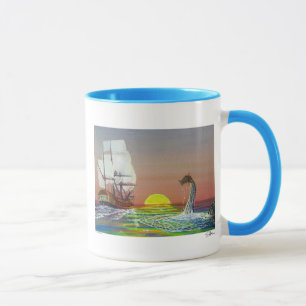 O dragão Mystical do mar & envia a caneca por Lang
