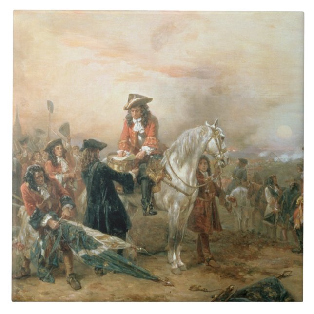 O duque de Marlborough (1650-1722) que assina o De (Frente)