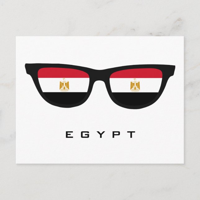 O Egito ensina o texto personalizado e o cartão po (Frente)