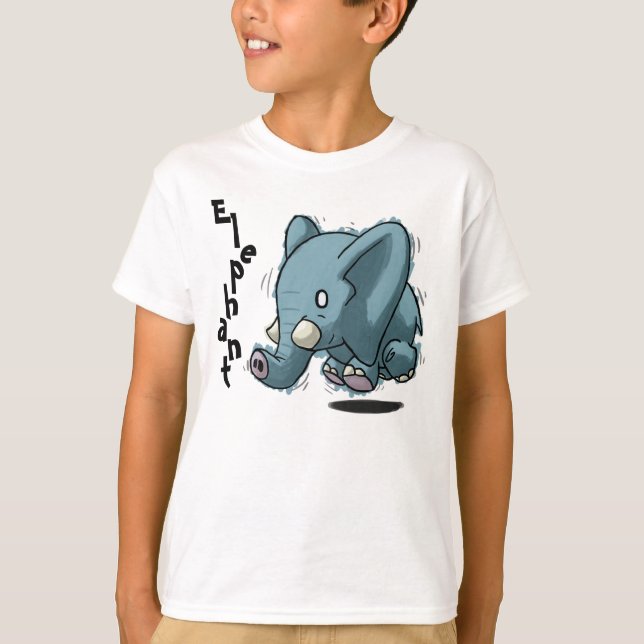 O elefante caçoa a camisa (Frente)