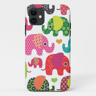 O elefante colorido caçoa capas de iphone do teste