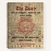 O Enigma do Exorcista: Notebook Diário Místico
