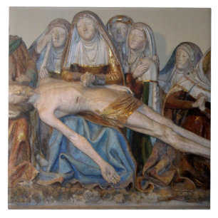 O Entombment, 1490 (pedra pintada) (detalhe) 2