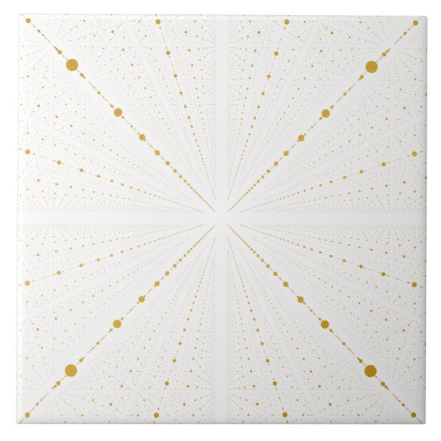 O espaço da infinidade pontilha 2 - branco e Ouro (Frente)