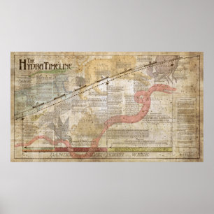 O espaço temporal do Hydra, 24"" poster x42