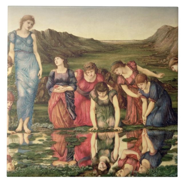 O espelho de Venus, 1870-76 (óleo em canvas) (Frente)