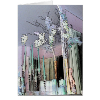 O espelho do Patsy - cartão de letra