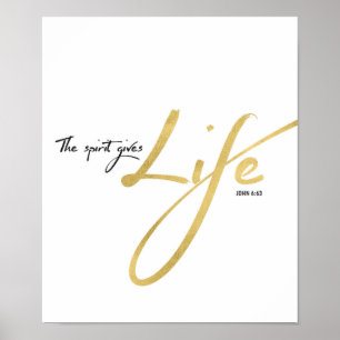 O Espírito Dá Impressão De Arte Da Vida