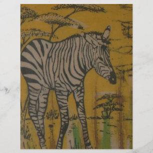 O Espírito Serengeti: Zebra Grazing na Mara
