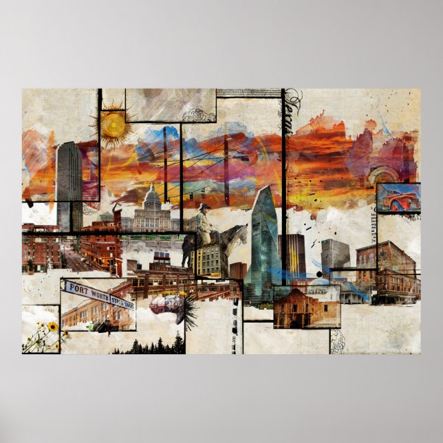 O Estado Excelente do Texas Impressão (Frente)