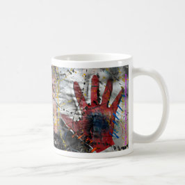 O "estado marca" a caneca de café