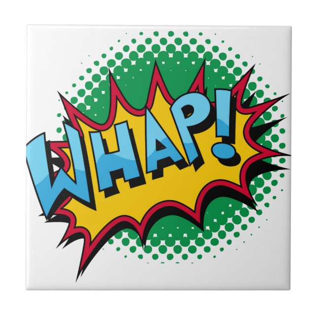 O estilo cómico do pop art Whap! (Frente)