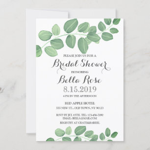 O eucalipto verde elegante folheia cartões do ch