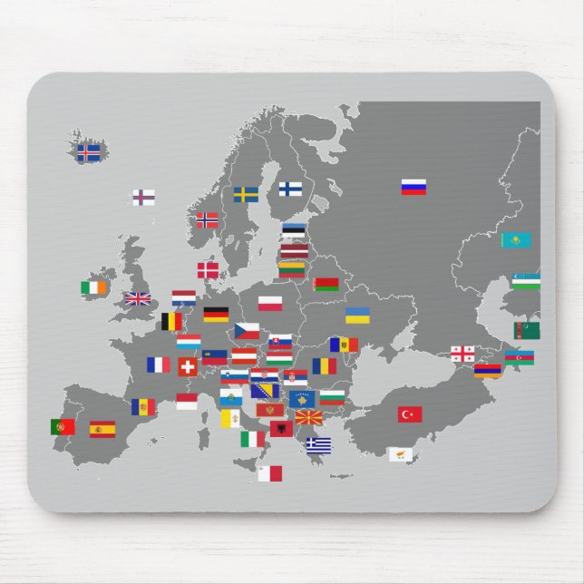 o euro embandeira o mousepad (Frente)
