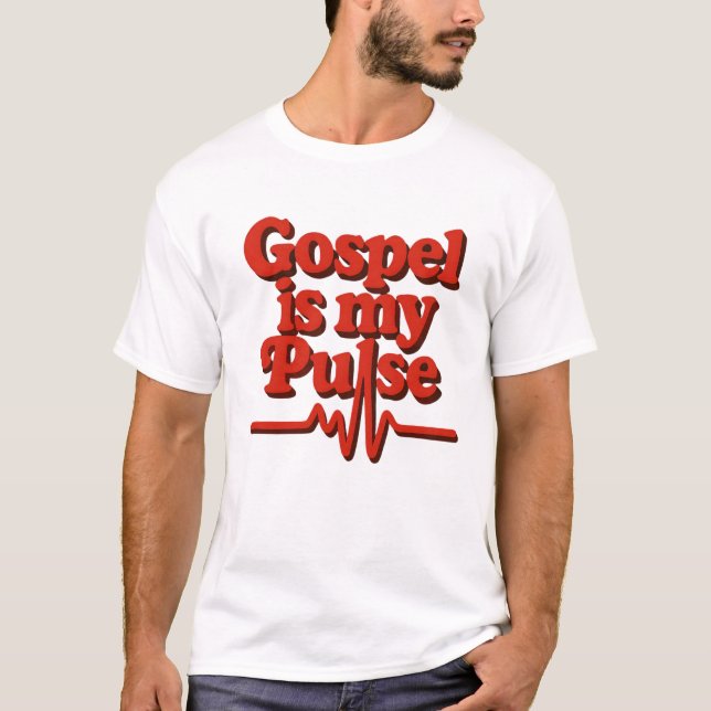 O Evangelho é a minha camiseta de pulso (Frente)