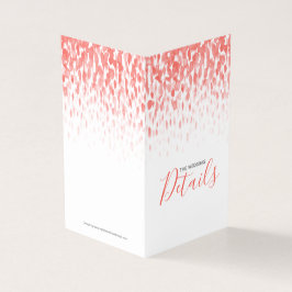 O evento do casamento detalha o mapa coral da