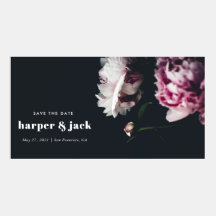 O evento floral do rosa do preto escuro convida