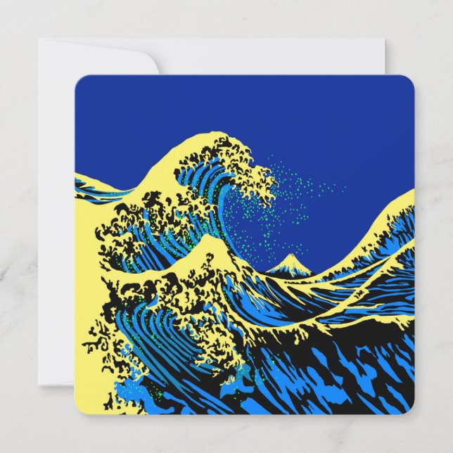 O Excelente Hokusai Wave no Decor do Estilo de Art (Frente)