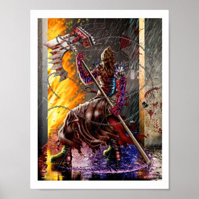 "O executor" - poster por Tracy Lesch (Frente)