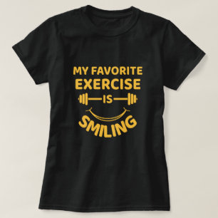 O Exercício Favorito Está Sorrindo - Camisa T Engr