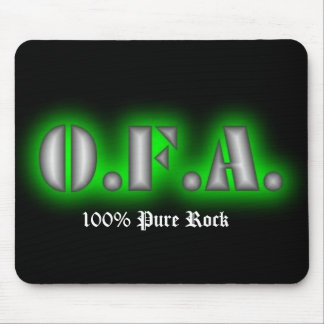 O.F.A. 100% Mousepad puro (preto)