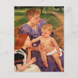 O Família por Mary Cassatt Cartão Postal