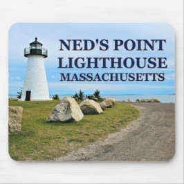 O Farol Point de Ned, Massachusetts Mousepad