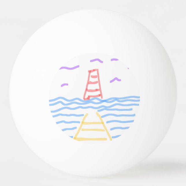 O Farol Vermelho e a Bola Ping Pong (Frente)