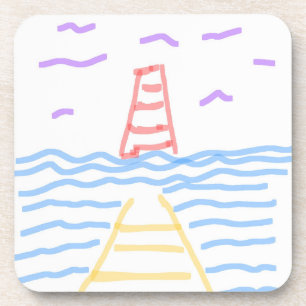 O Farol Vermelho e a porta copos amarela