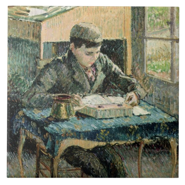 O filho do artista, 1893 (óleo em canvas) (Frente)