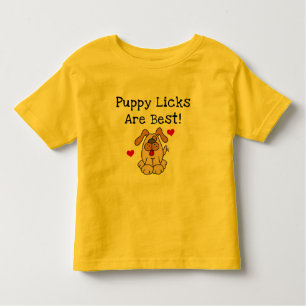 O filhote de cachorro Licks é o melhores camiseta
