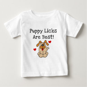 O filhote de cachorro Licks é o melhores camiseta