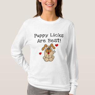 O filhote de cachorro Licks é o melhores camiseta