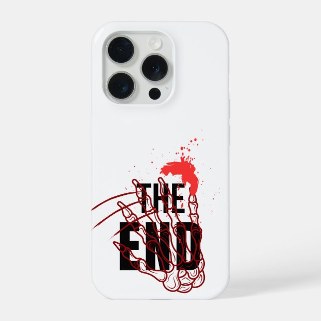 O FIM – Capinha de Celular com Sangue Gotejando de (Verso)