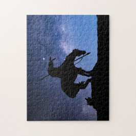 O fim do trilho Silhouette Quebra-cabeça