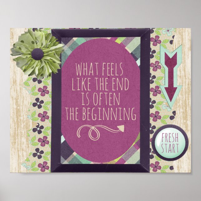 O Fim É Muitas Vezes O Poster inicial (Frente)